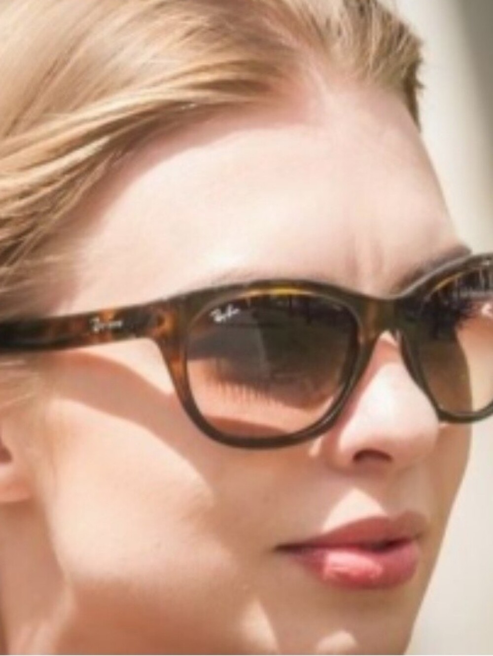 Ray-Ban RB4216 Women’s Tortoiseshell Frame Sunglasses with Brown Gradient Lenses